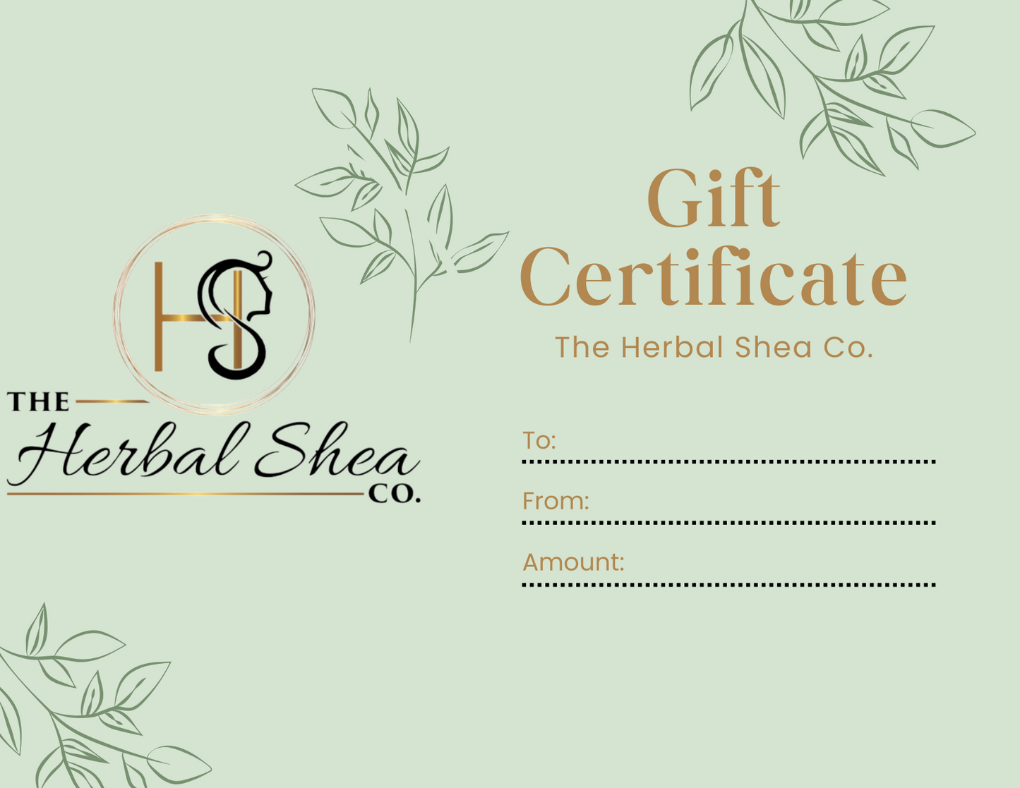 The Herbal Shea Co. Gift Card